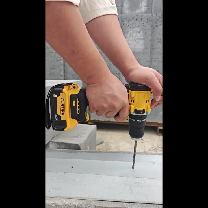 Brushless Impact Driver & Hammer Drill Combo Kit for Dewalt 20V Batteries - Cordless Lithium-Ion Tool Set with High-Capacity Batteries, Ergonomic Grip & Compact Case for Auto Repair, Home Improvement - Image 12