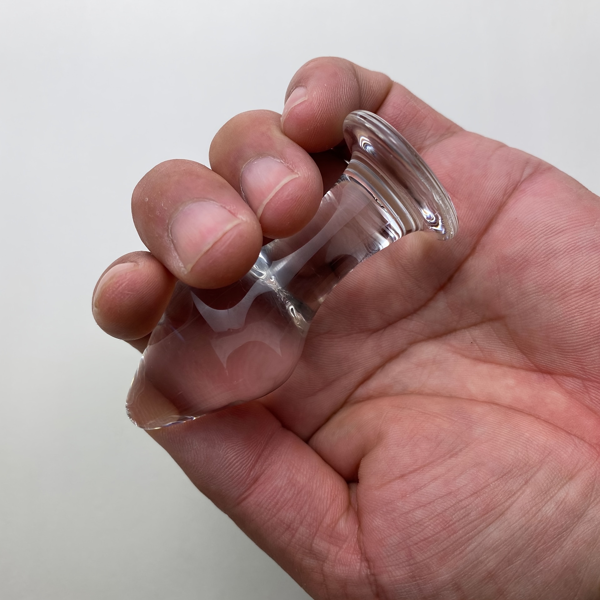 1pc Glass Crystal Anal Plug Beads – Elegant Transparent Erotic Toy for Women, Men & Couples, Smooth Glossy Surface, Comfortable Design for Intimate Play, Erotic Toys for Couples - Image 9