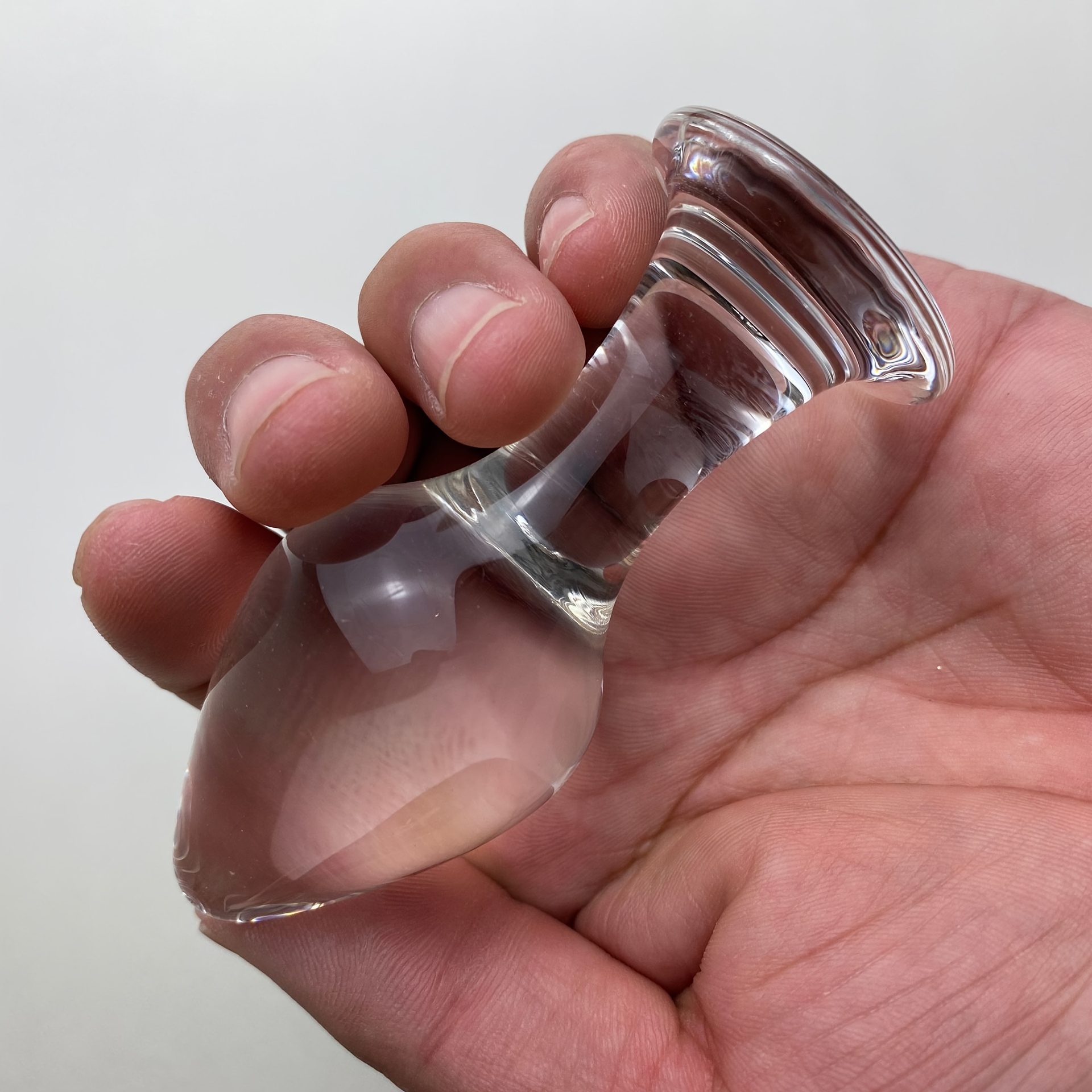 1pc Glass Crystal Anal Plug Beads – Elegant Transparent Erotic Toy for Women, Men & Couples, Smooth Glossy Surface, Comfortable Design for Intimate Play, Erotic Toys for Couples - Image 11