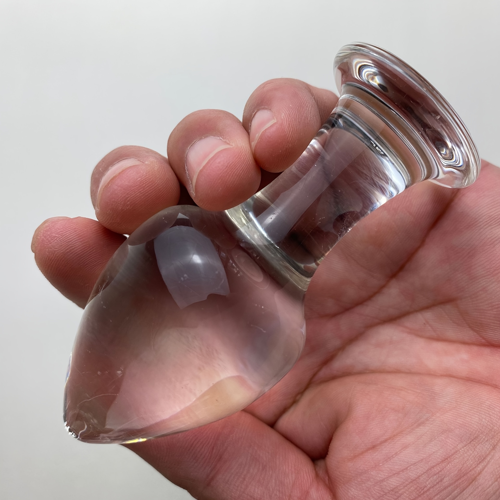 1pc Glass Crystal Anal Plug Beads – Elegant Transparent Erotic Toy for Women, Men & Couples, Smooth Glossy Surface, Comfortable Design for Intimate Play, Erotic Toys for Couples - Image 10