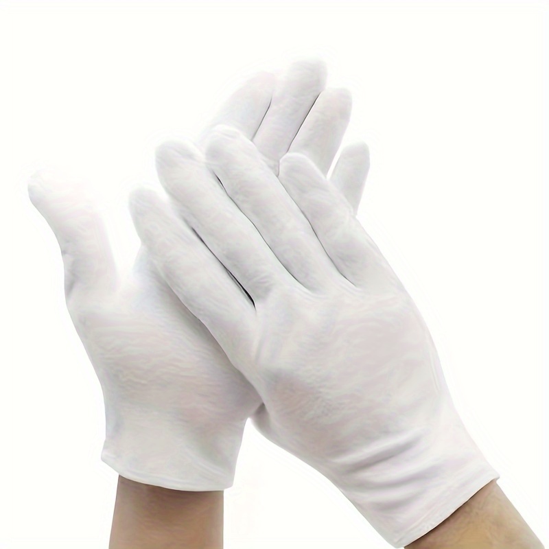 The Length of The Medium-Thick Black And White Gloves in Sizes 6/10/20/40 Is 8.…