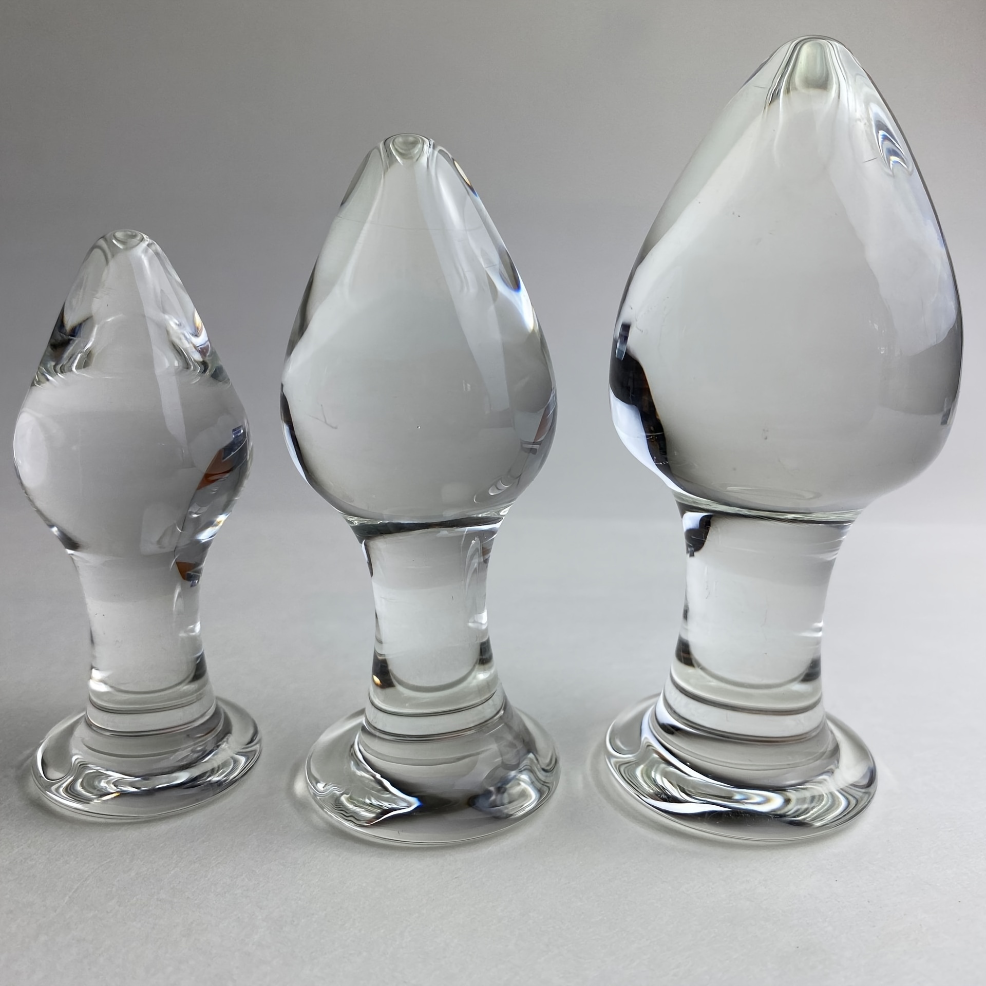 1pc Glass Crystal Anal Plug Beads – Elegant Transparent Erotic Toy for Women, Men & Couples, Smooth Glossy Surface, Comfortable Design for Intimate Play, Erotic Toys for Couples - Image 2