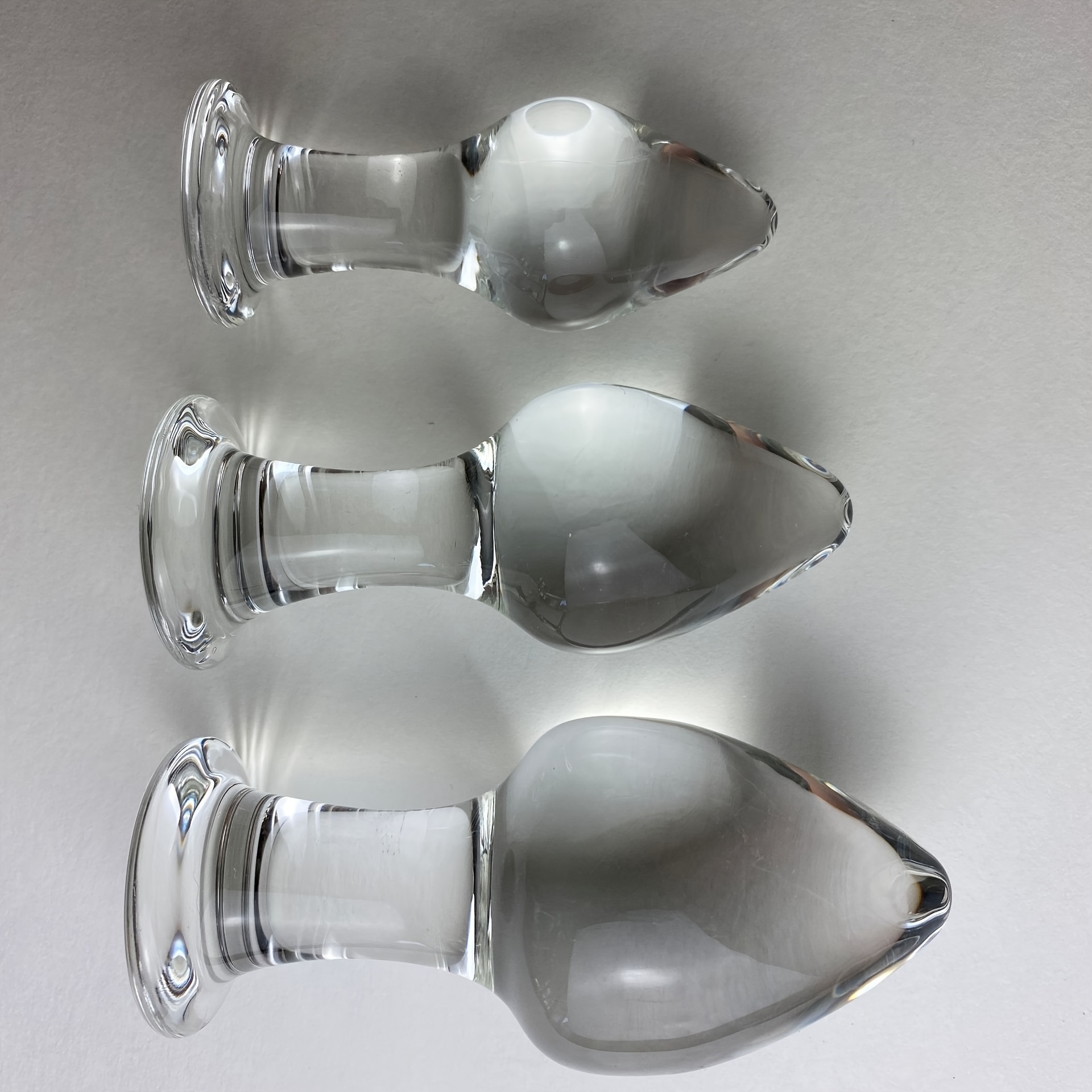 1pc Glass Crystal Anal Plug Beads – Elegant Transparent Erotic Toy for Women, Men & Couples, Smooth Glossy Surface, Comfortable Design for Intimate Play, Erotic Toys for Couples - Image 6