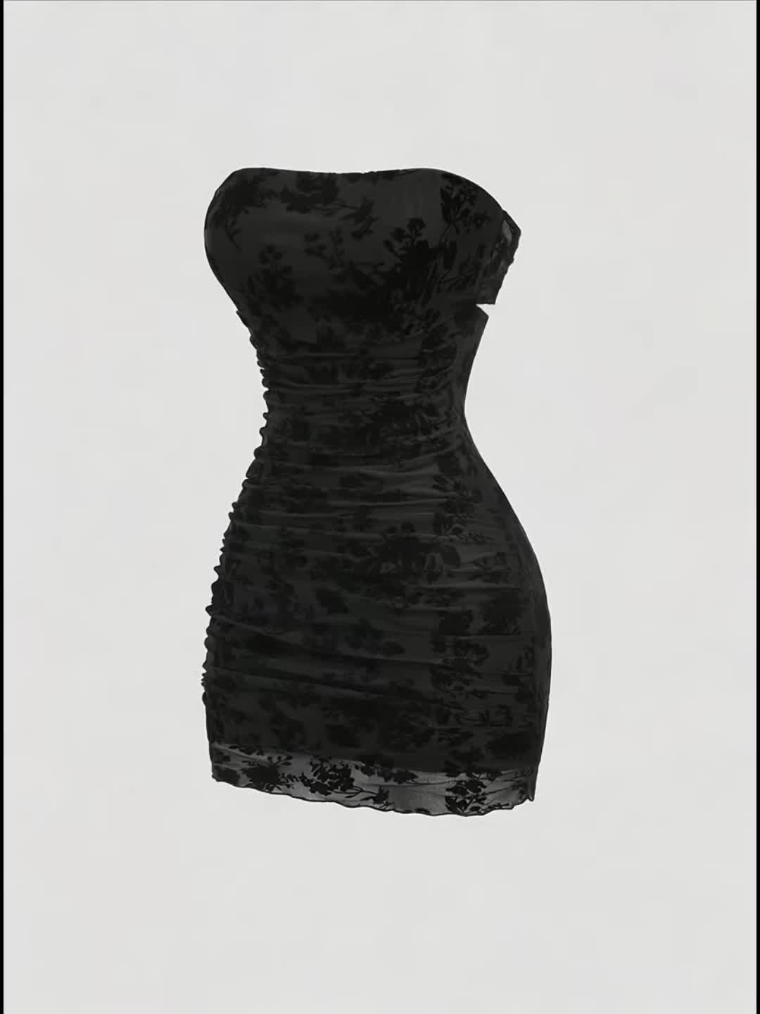 Women's Sleeveless Off-Shoulder/Boat Neck Mini Dress - Slim-Fit Short Summer Dress with Solid Color, Machine Washable Party Wedding Guest Dress, Spring/Summer Elegant Outfit for Beach & Special Occasions (Non-) - Image 5