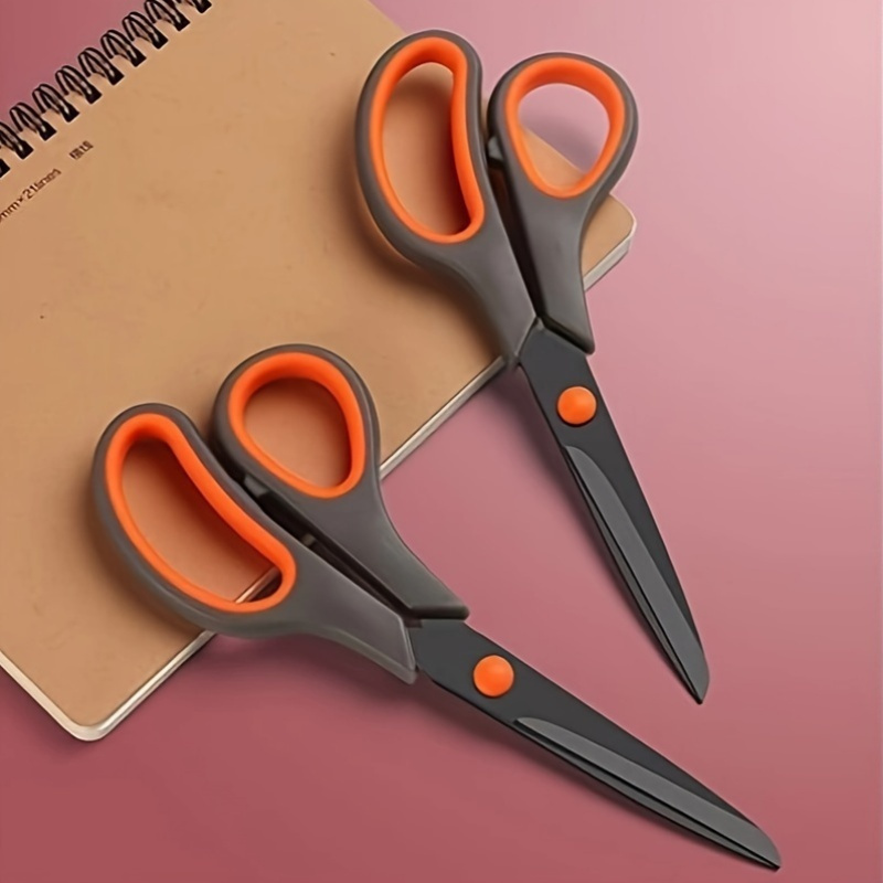 Scissors with a Soft Grip And Stainless Steel Blades - Ergonomic Design, Available in Various Colors, Suitable for, School, And Home Use - Durable Metal Construction for Cutting, School Supplies, Modern Scissors. - Image 4