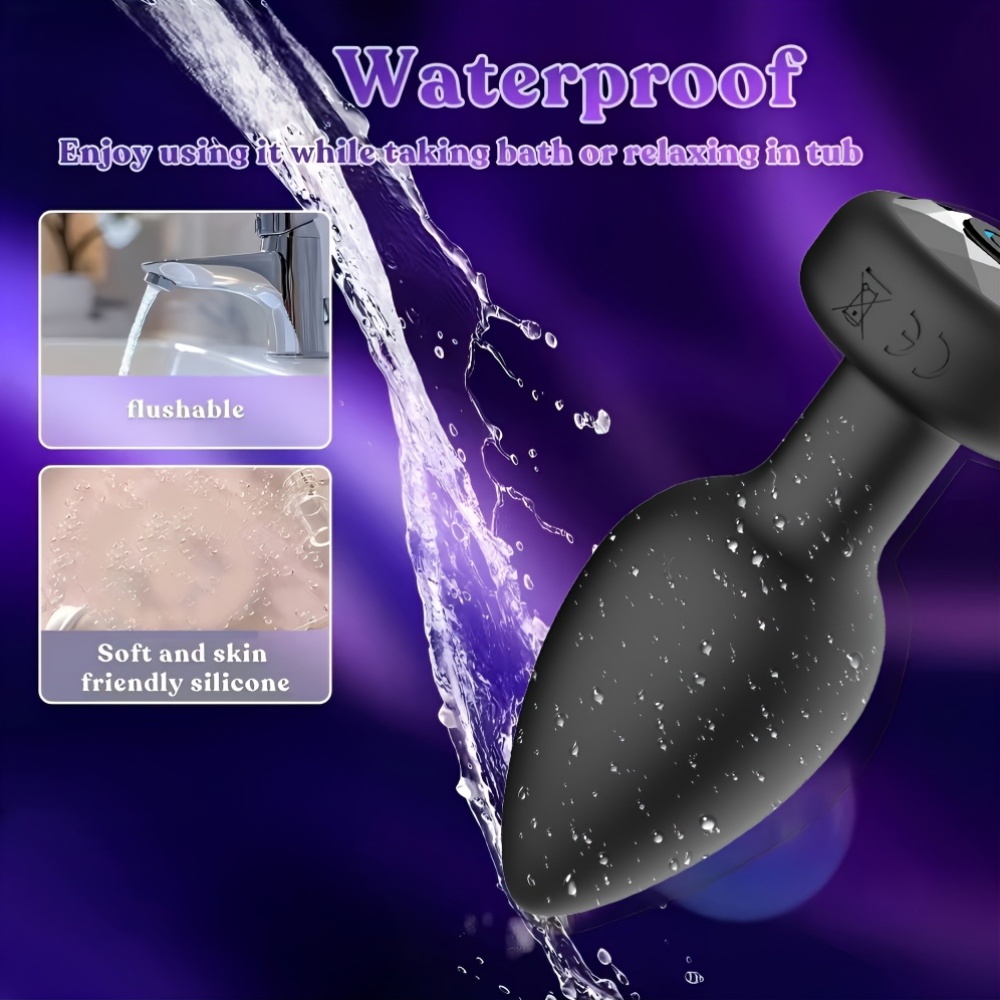 Anal Plug Adult Sex Toy, Adult Sex Toys And Games for Men Women, 10 Frequency Vibration, Small Butt Plug for Female Male Prostate Massage Vibrating Anal Sex Toys for Couple - Image 8