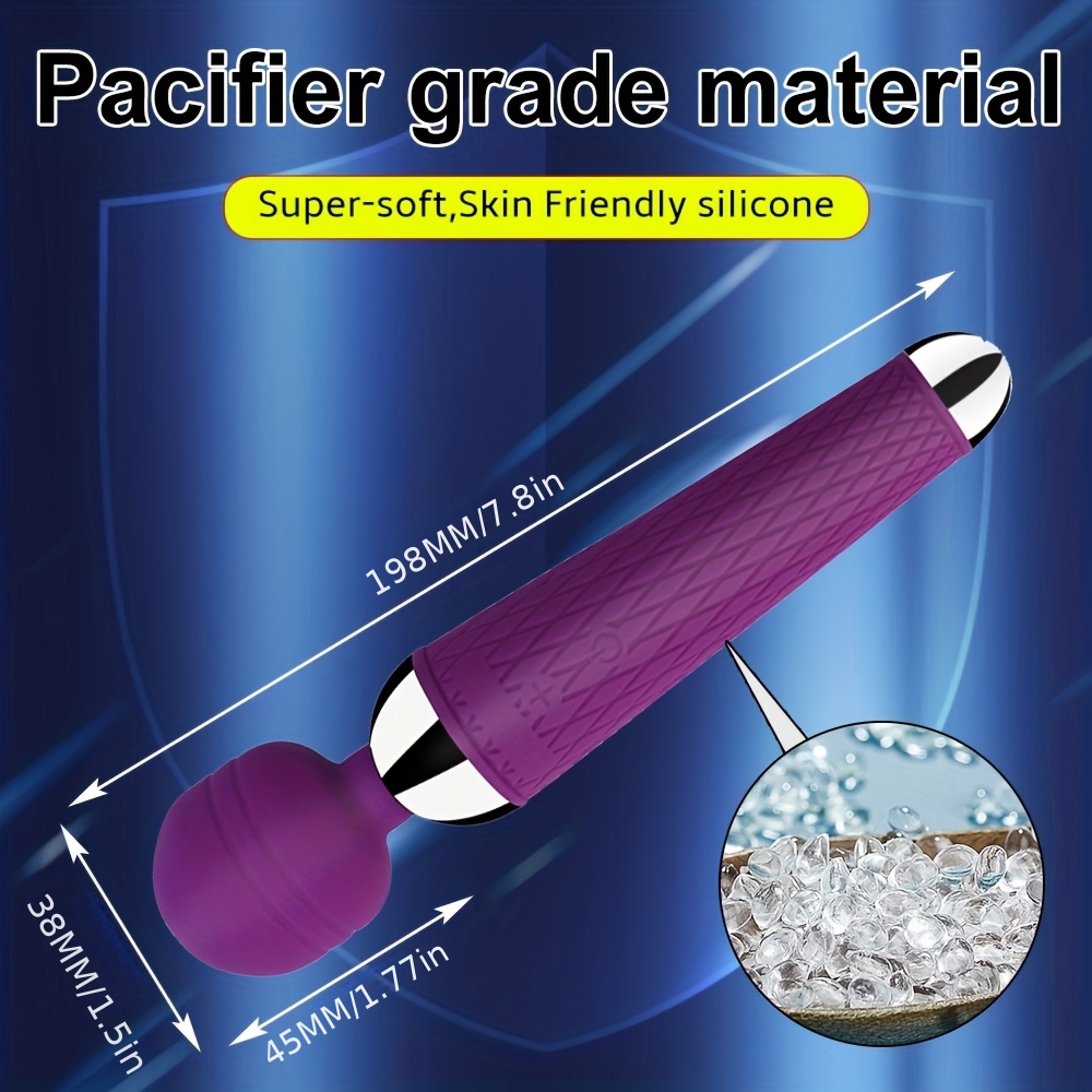 Vibrating Dildo Personal Massager Vibrator USB Rechargeable Vagina Clitoris Stimulator G-Spot Vibrator Adult Product Body Massage Sex Toy Suitable for Women Couples - Image 4