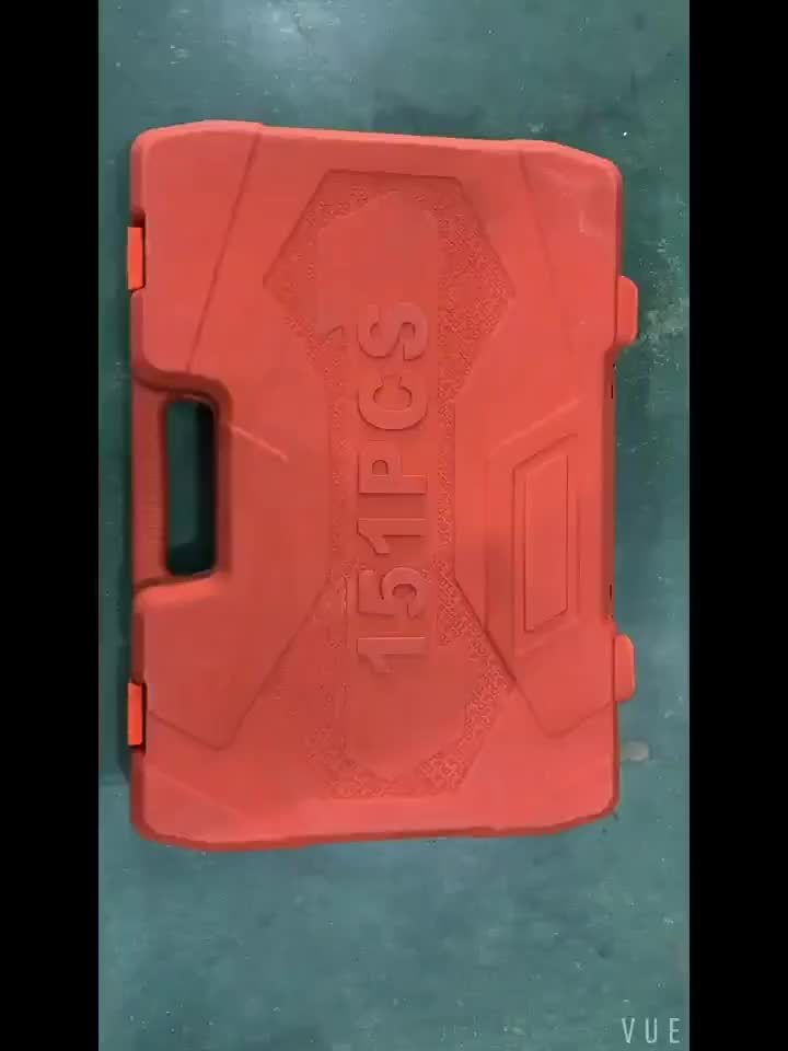 53/82/121/151PCS Heavy Duty Socket Set, (5/16 Inches to 3/4 Inches) And Metric (8 to 22mm) 1/2*1/4 Size, 6-point Design, Including Ratchet Handles, Extension Rods And Joints. Suitable for Automotive, Marine, Motorcycle Maintenance Kits - Image 16