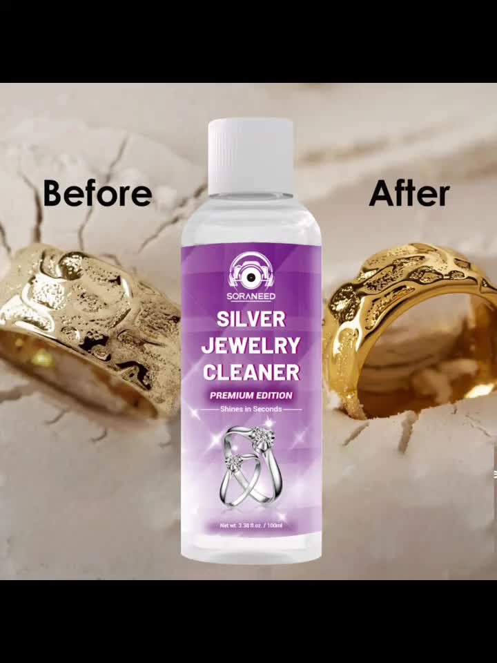 Jewelry Cleaner for Golden Color, Silvery, And Synthetic Gemstonestones - Non-Toxic, Safe, And Gentle Polishing Solution - Removes Tarnish, Dirt, And Grime - Ideal for Rings, Necklaces, Bracelets, And - Jewelry Cleaning Liquid Kit - Image 9
