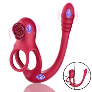 1pc Vibrating Ring Prostate Massager, Vibrator, Anal Adult Sex Toy, Sex Toy, Clitoral Massager, Suitable for Men Or Couples, Adult Products