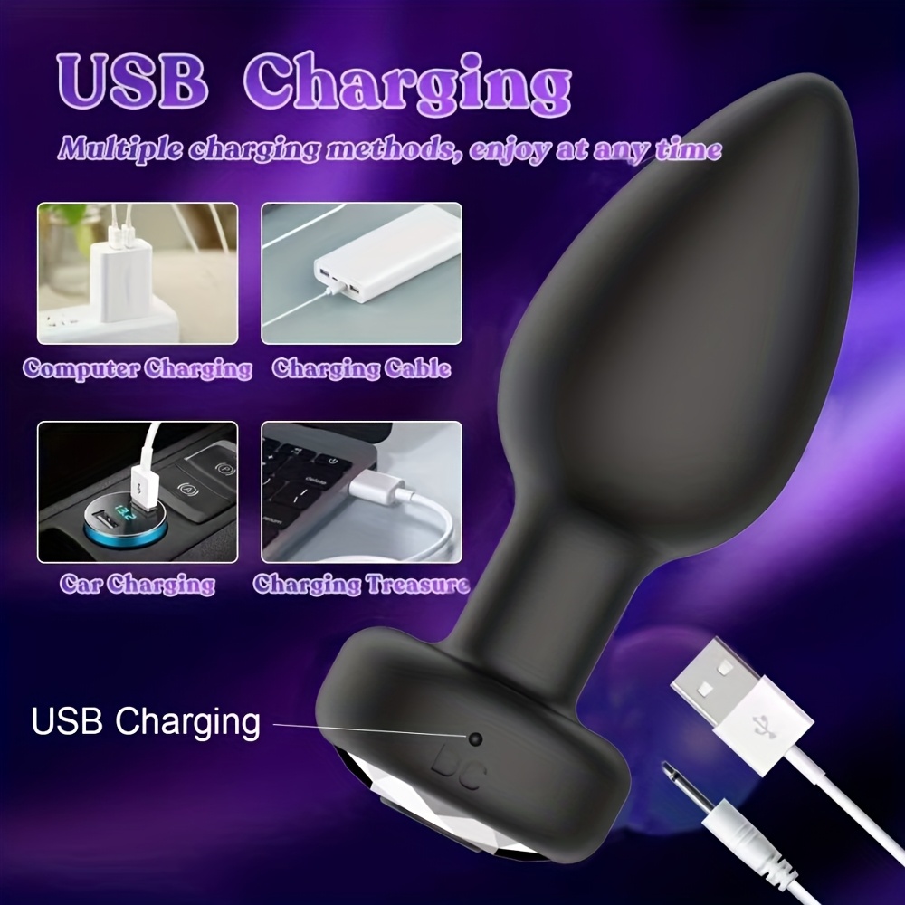 Anal Plug Adult Sex Toy, Adult Sex Toys And Games for Men Women, 10 Frequency Vibration, Small Butt Plug for Female Male Prostate Massage Vibrating Anal Sex Toys for Couple - Image 6