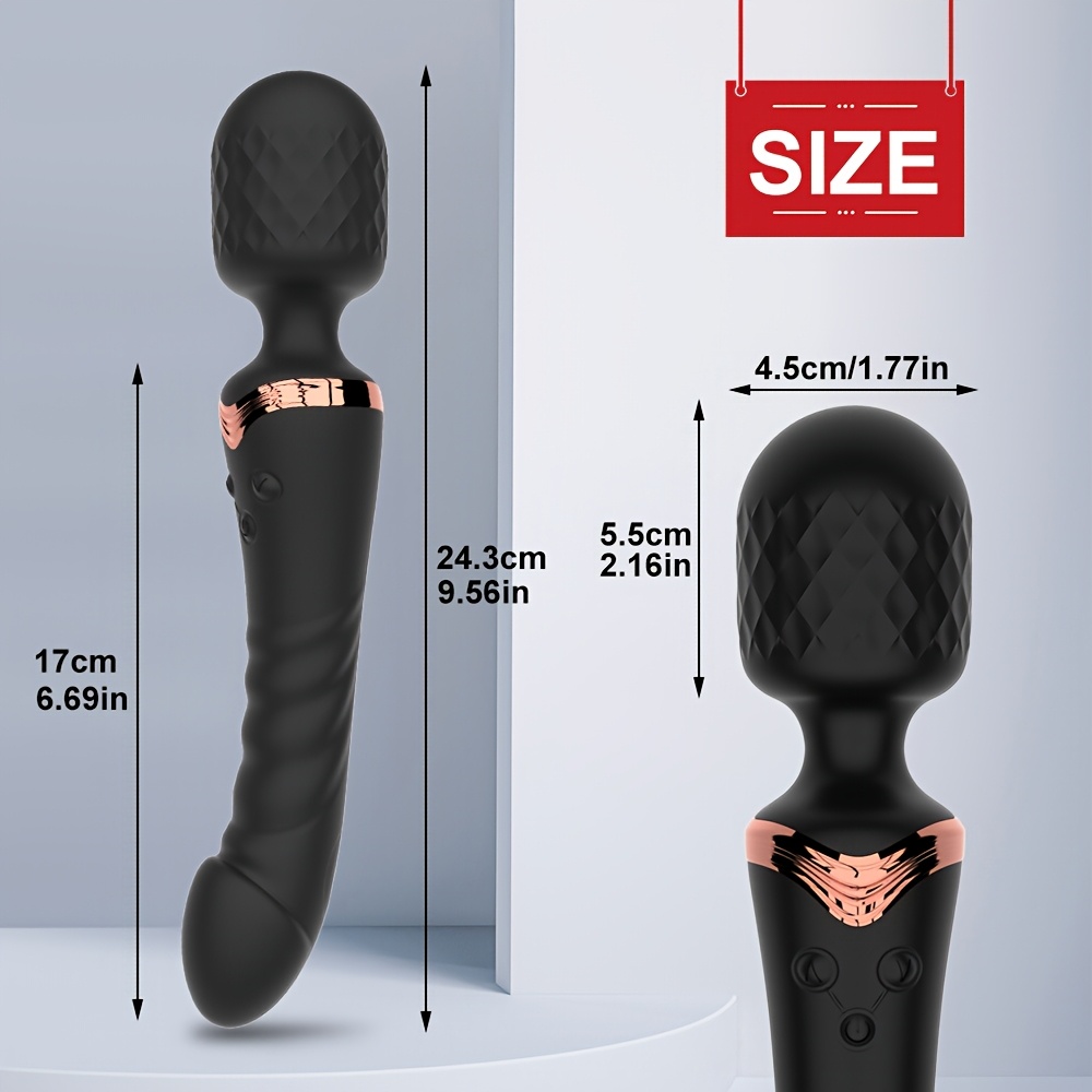 Deluxe Dual Motor Vibrator Wand - 10 Modes Clitoris Stimulator, G Spot Vagina Massager, Adult Sex Toy for Women with Multiple Speeds and Patterns for Ultimate Pleasure - Image 6