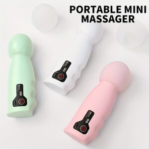 Portable mini electric massager, USB charging, 4-speed adjustment, suitable for body, back, neck, leg, and waist massage, ultra light, can be placed in any bag