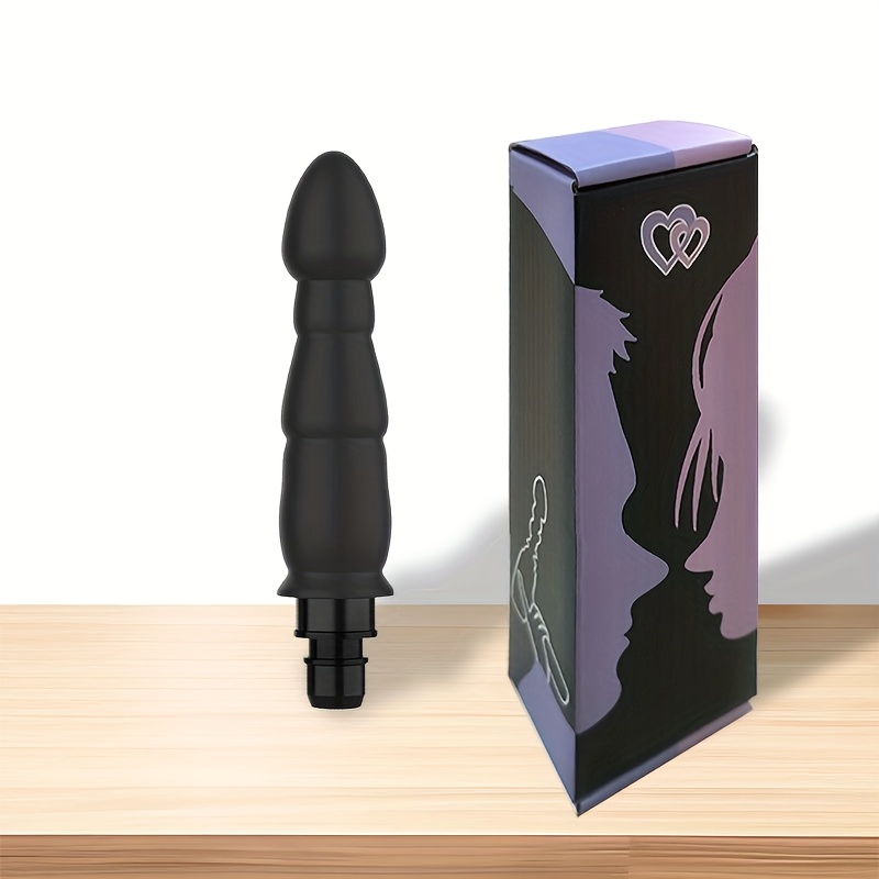 1pc Adult Sex Toy, Novelty Realistic Dildo, SM Series Toy, Female Adult Sex Toy, G-Spot Stimulation Toy, Couples' Intimacy Accessory, Fascia Gun Upgrade Attachment, Compatible with Multiple Popular Fascia Guns, 5 Styles Available, Black and Purple - Image 5