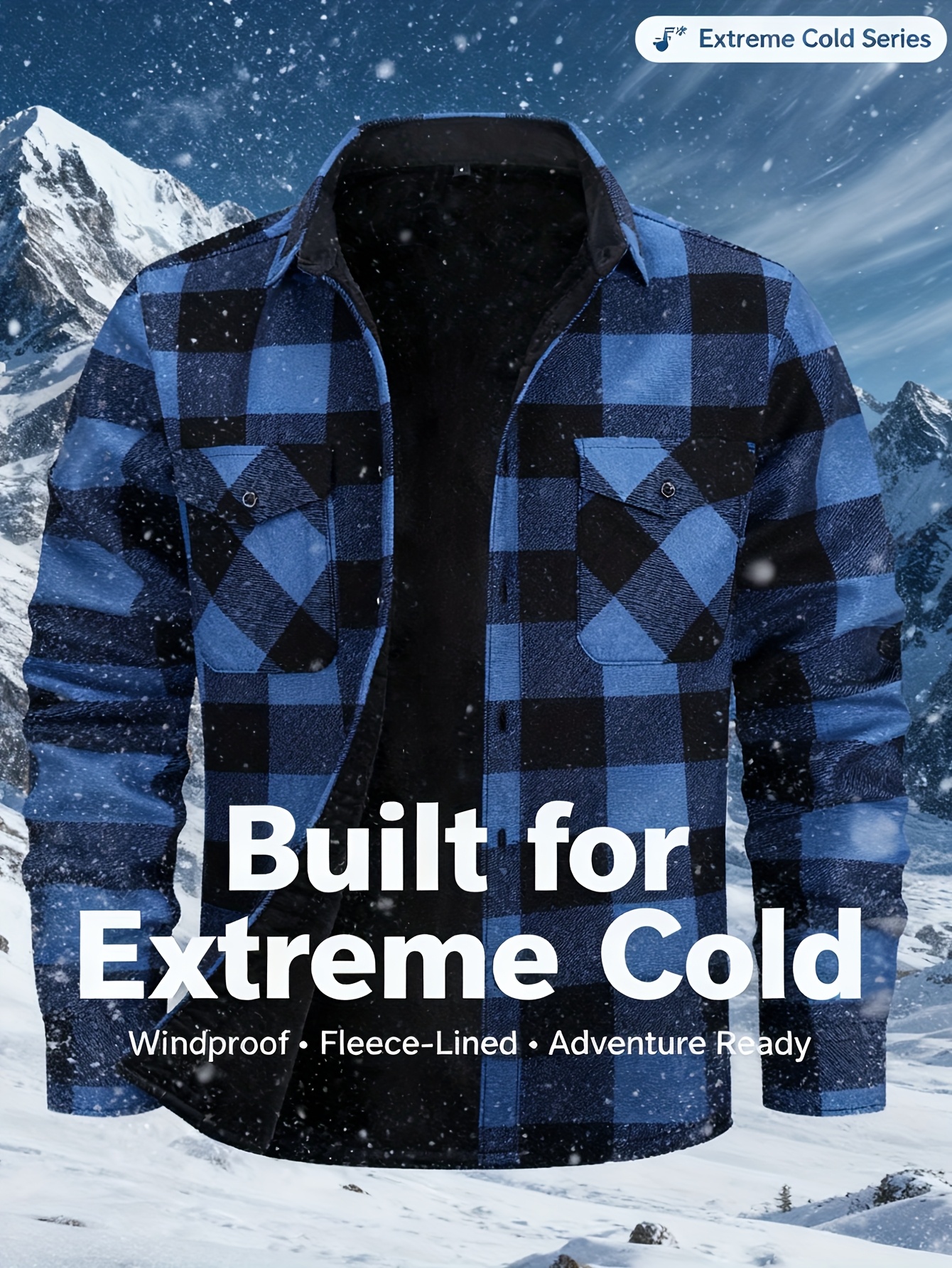 Flannel Warm Shirt for Men | Casual Brushed Fleece Lined Thickened, Wrinkle-Res…