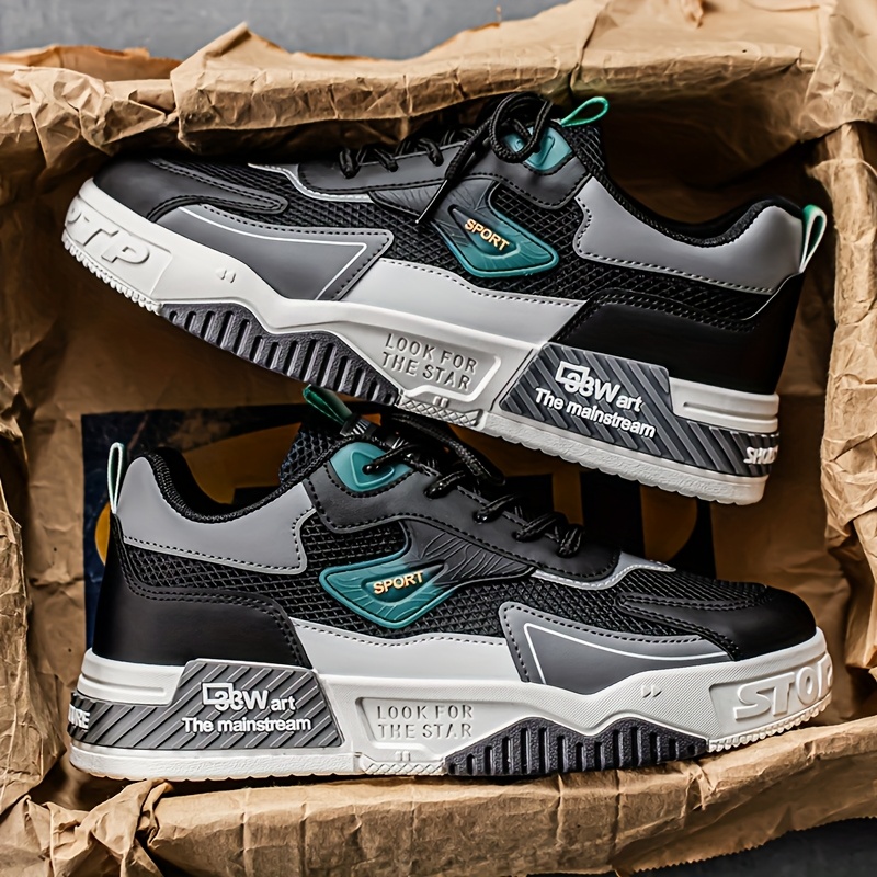 1 pair of Men's casual sports shoes, comfortable and fashionable on the feet, suitable for all seasons, suitable for outdoor travel, walking, and sports - Image 6