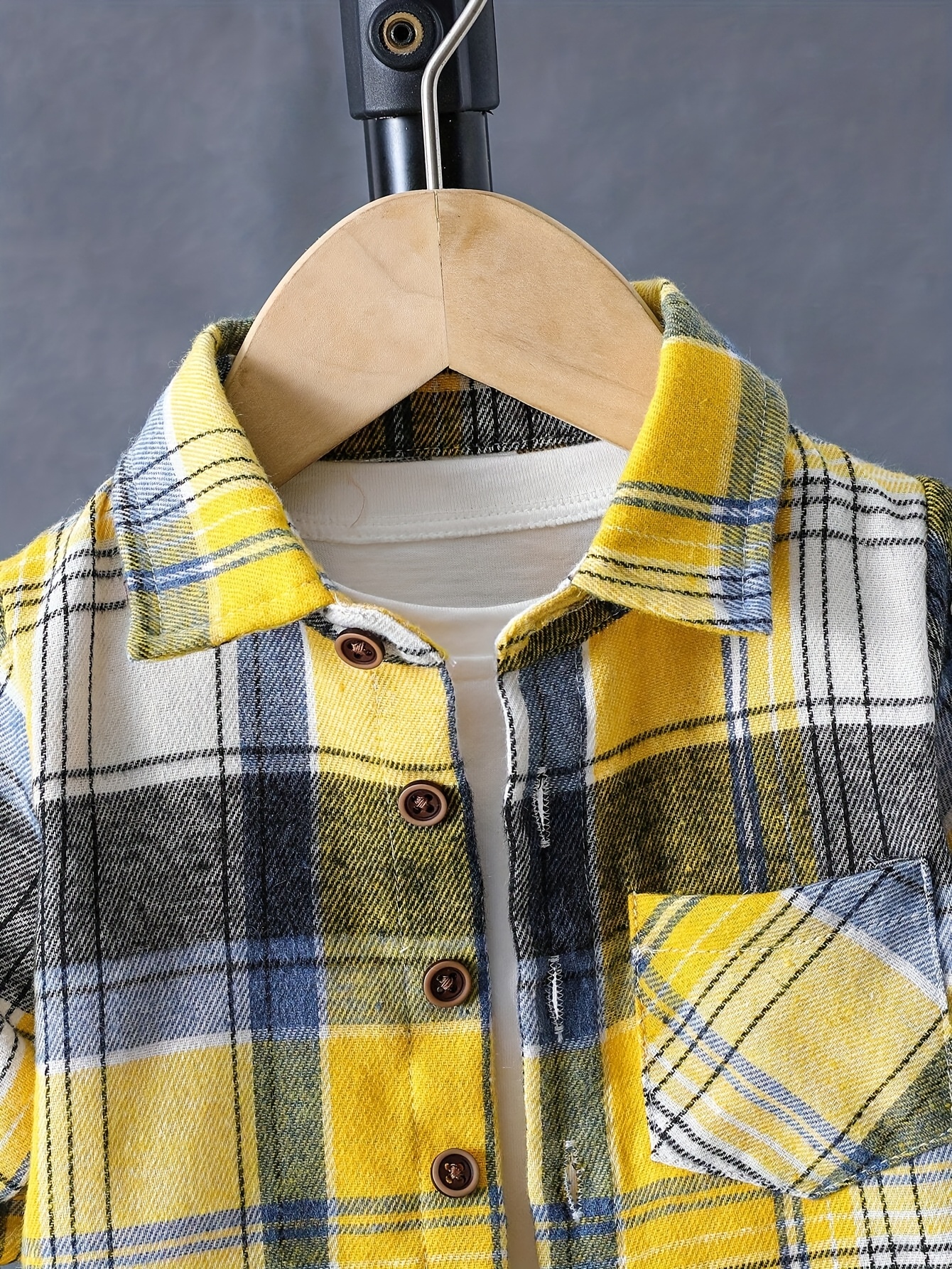 Boys' Spring/Autumn Plaid Shirt and Jeans Two-Piece Set: Fashionable Versatile Long Sleeve Top + Stretch Denim Pants for 3, 4, and Youngsters - Casual Wear, Perfect for Daily Outings and, for Outdoor, Perfect for Outdoor - Image 7