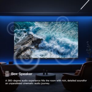 50-inch 4K UHD Google Smart TV Compatible with Google Assistant & Chromecast Built, HDR, Voice Control, OS, //, Borderless Flat Panel Display for Theater (AG50) - 50-inch Screen Included