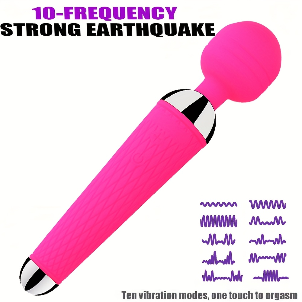 Vibrating Dildo Personal Massager Vibrator USB Rechargeable Vagina Clitoris Stimulator G-Spot Vibrator Adult Product Body Massage Sex Toy Suitable for Women Couples - Image 2