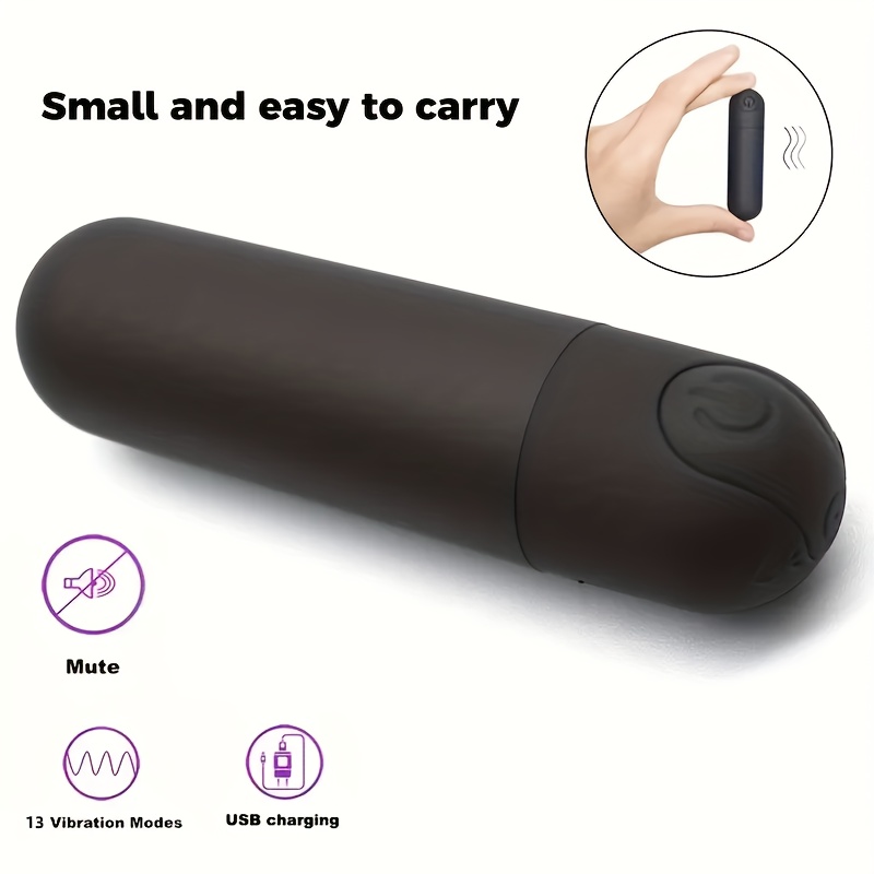 1pc Rechargeable Vibrator, 13 Frequencies, Mini Female Adult Toy for Women'S Masturbation And Massage, Powerful Vibration, Sex Toy, Adult Product, Adult Toy, Masturbation Supplies, Female Sex Toy - Image 3