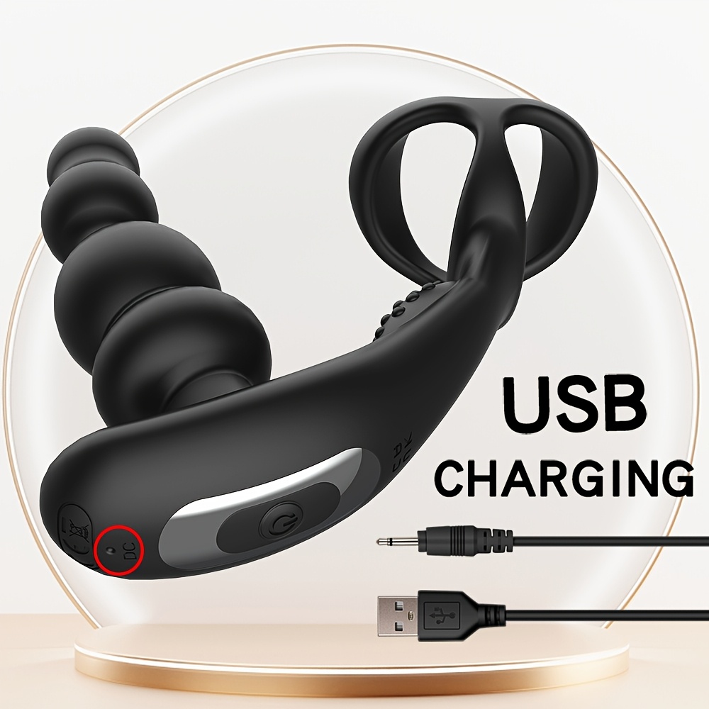 Three Motor Vibrator Prostate Massager Ring, 360°Rotate And Vibrations, 10 Vibration Modes Adult Male Sex Toy, Three Point Simultaneous Stimulation, Sex Toy for Men'S Pleasure - Image 9