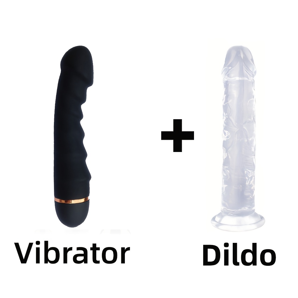 2pcs 20Modes G-Spot Vibrators And Dildo, Suitable for Vagina/Anal Use, Adult Sex Toy, Adult Masturbation Product, Adult Toy, Vibrator, Female Sex Toy (Without Batteries) - Image 5
