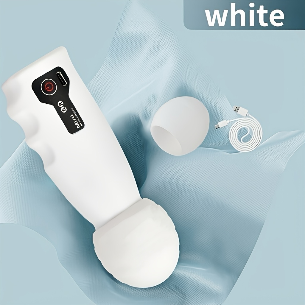 Portable mini electric massager, USB charging, 4-speed adjustment, suitable for body, back, neck, leg, and waist massage, ultra light, can be placed in any bag - Image 4