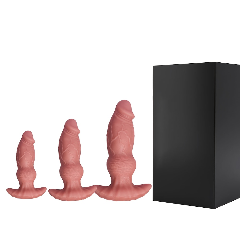 Dildo - 5.9-6.7-7.9-9.1 Realistic Large Dildo Butt Plug: Anal And Vaginal Plug with Large Sailboat Anchor Base Design, Thick Anal Toy Made of Silicone - Designed for Anal Training And Pleasure - Image 4