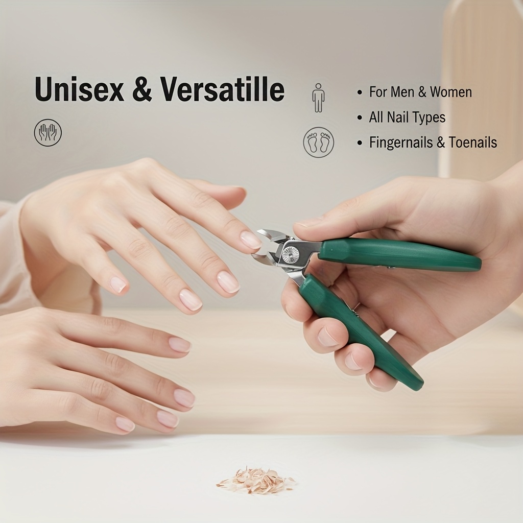 Heavy Duty Stainless Steel Toenail Clipper with Ergonomic Handle - Precision Curved Blade for Thick, Ingrown Nails & Seniors | Safe & Effortless Manicure/Pedicure Tool, Nail Care, Durable Construction, Nail Care Enthusiasts - Image 5