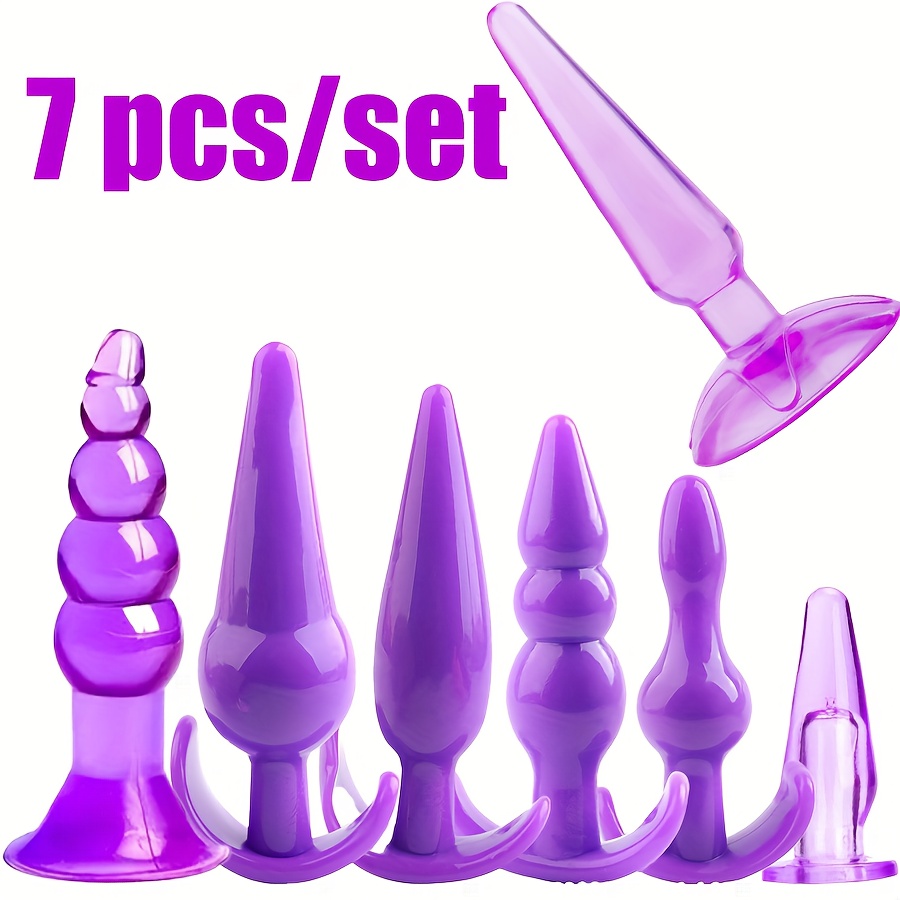 5pcs /7pcs /9pcs Anal Butt Plug Set Adult Sex Products G Spot Stimulator Realistic Dildo Penis for Women Stimulation G-Spot Female Male Sex Sexual Toys for Couple Bed Sex Game - Image 5
