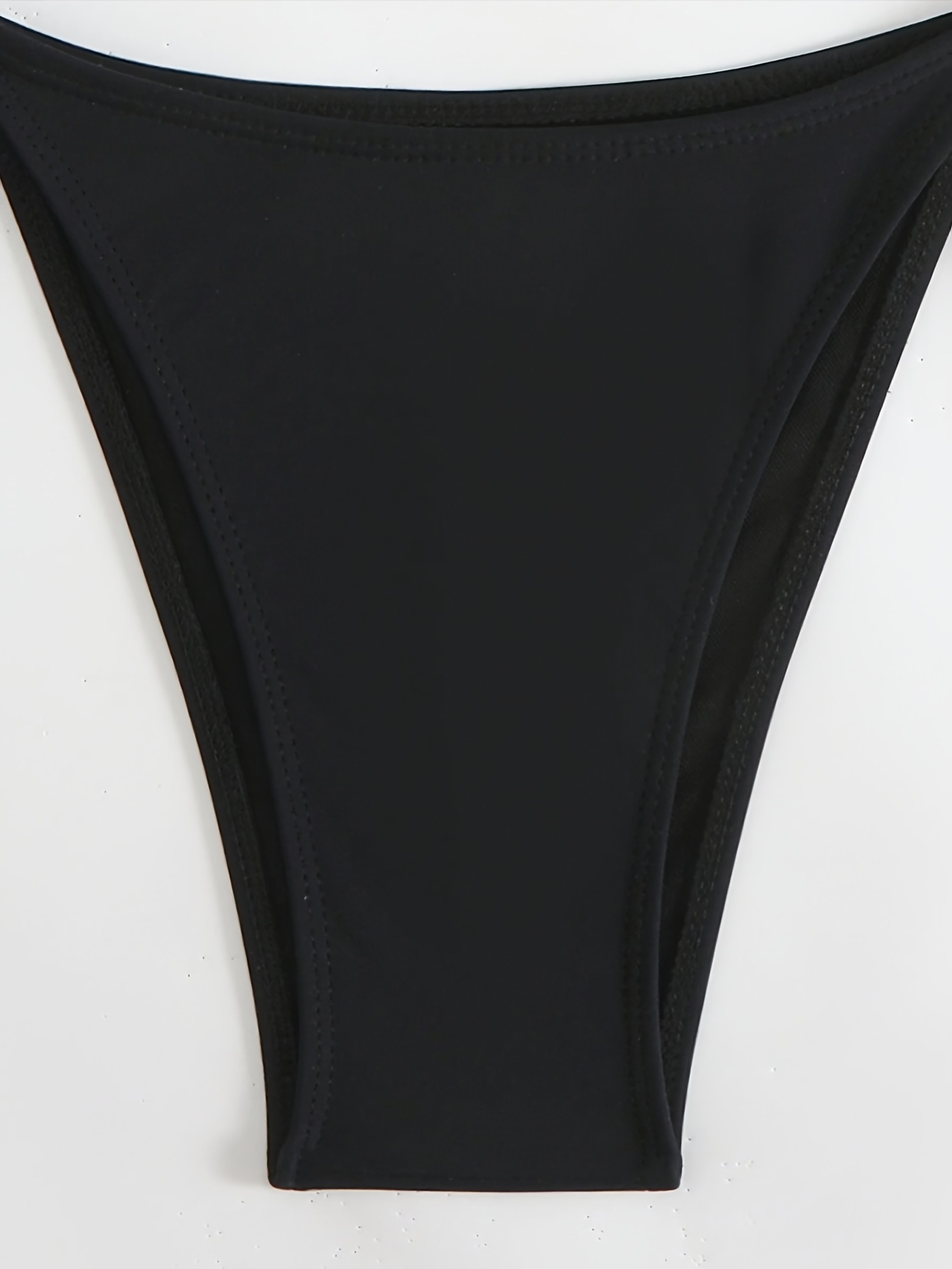 Women'S Sexy One-Shoulder Swimsuit with Cut-Out Detail & Cross Straps - High-Stretch Solid Color Swimwear for Beach, Pool, Summer Outings, High Waisted Swimsuit, Poolside Attire, Sexy Swimwear, Highelasticity Fabric, Beach Swimwear, Trendy Swimwear - Image 7