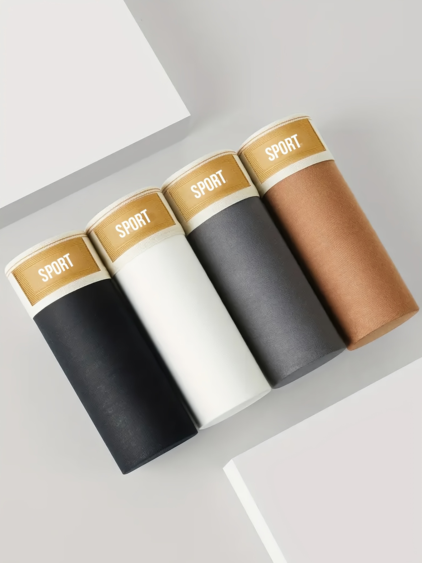 6pcs Pack Men's Underwear Boxer Briefs - Breathable Soft Stretch Boxer Shorts, Low-Rise Comfortable Casual Casual Attire, Discreet Plain Color Non- Fabric Suitable for Casual Style (6pcs) - Image 6