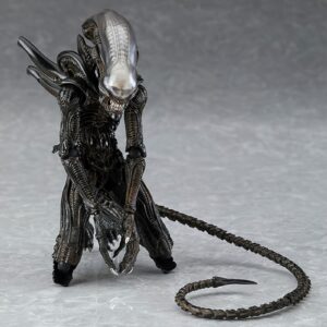 Alien Action Figure Collectible - Highly Detailed Sci-Fi Figurine with Dynamic Pose & Expressive Face, Realistic Textures, Durable PVC Material, Halloween Desktop Decoration with Packaging (No Batteries/Electricity Needed) for Home, Office, or Gift for Movie Fans
