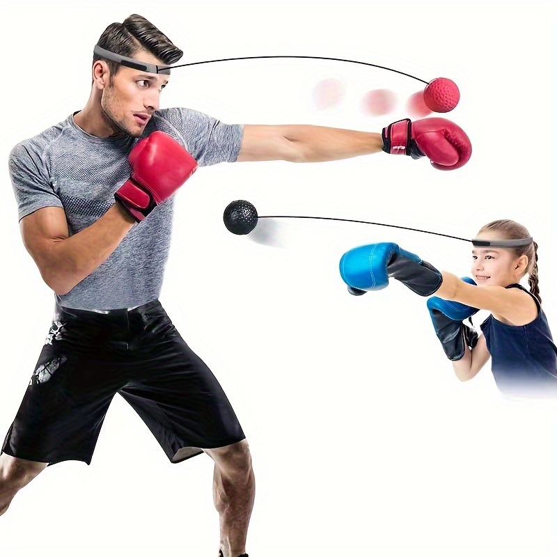1pc Boxing Reaction Speed Ball - Head-Mounted Punch Training Device with Reacti…