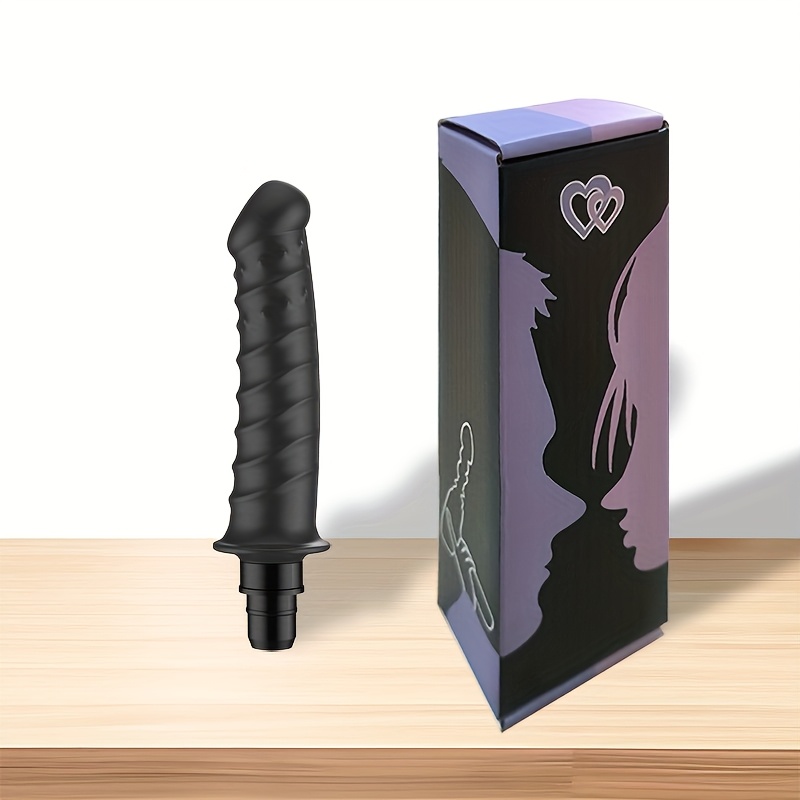 1pc Adult Sex Toy, Novelty Realistic Dildo, SM Series Toy, Female Adult Sex Toy, G-Spot Stimulation Toy, Couples' Intimacy Accessory, Fascia Gun Upgrade Attachment, Compatible with Multiple Popular Fascia Guns, 5 Styles Available, Black and Purple - Image 9
