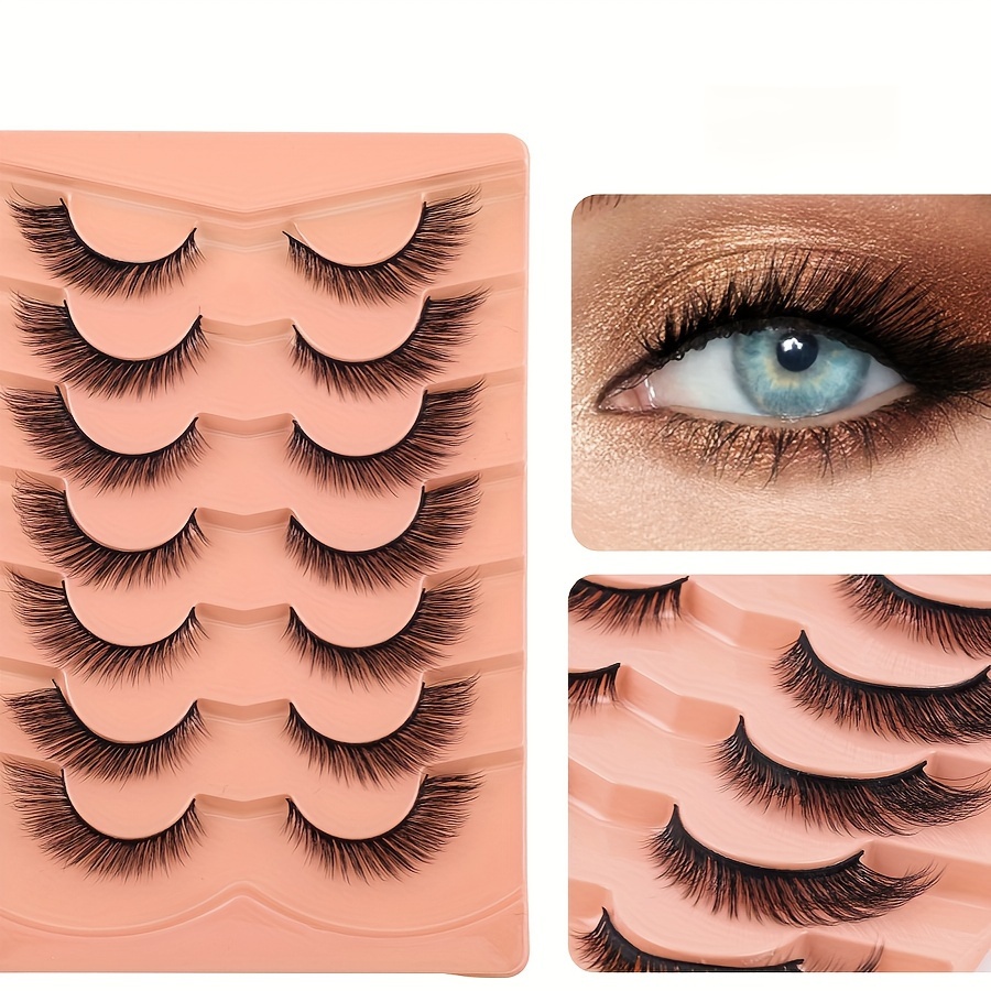 Luxurious 3D Plush Cat-Eye Fox False Eyelashes - Thick, Fluffy, And Lightweight, Perfect for Beginners | Various Reusable Styles Available (C/D Curl, 10-12Mm/16-18Mm/6-9Mm) - Image 4