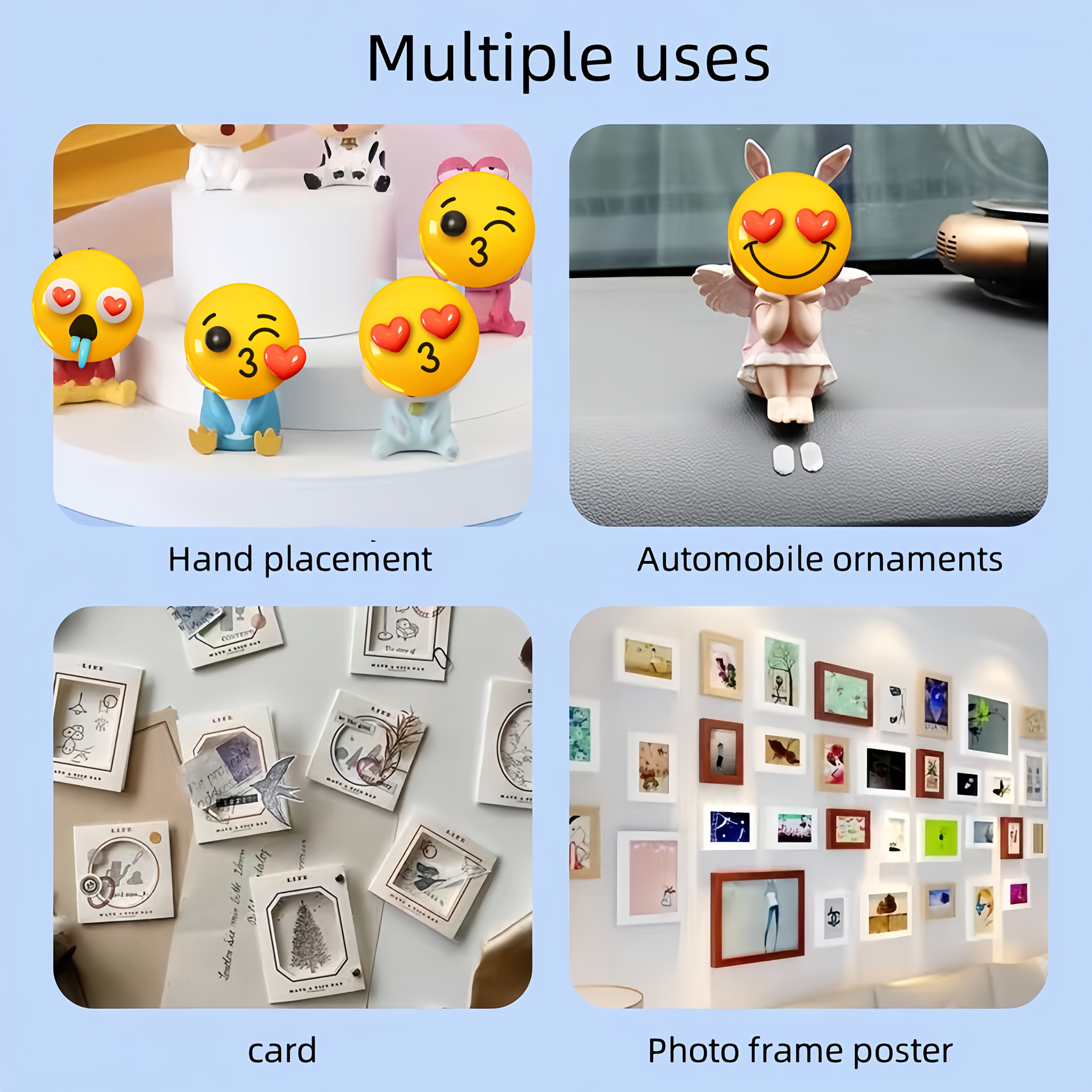 320pcs of No Trace Double-Sided Tape, Suitable for Fixing Various Products Such As Office Supplies, Home Goods, Decorative Paintings, Photo Frames, And Car Ornaments. Made with Upgraded Materials, It Leaves No Residue When Removed And Is Very Convenient to Use. - Image 8