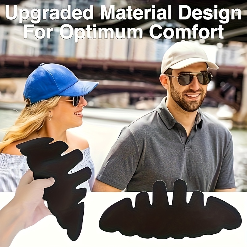 12pcs Sweat-Absorbent Baseball Cap Liners, Washable Flexible Felt Hat Shaper for Sports Hats and Outdoor Hardtops with Wide Brim - White/Black (6pcs White + 6pcs Black) = 12pcs - Image 5