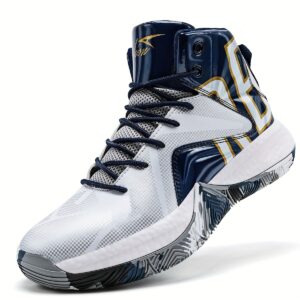 Mens Shoes High Top Sneakers Breathable Outdoor Cushioning Athletic Shoes