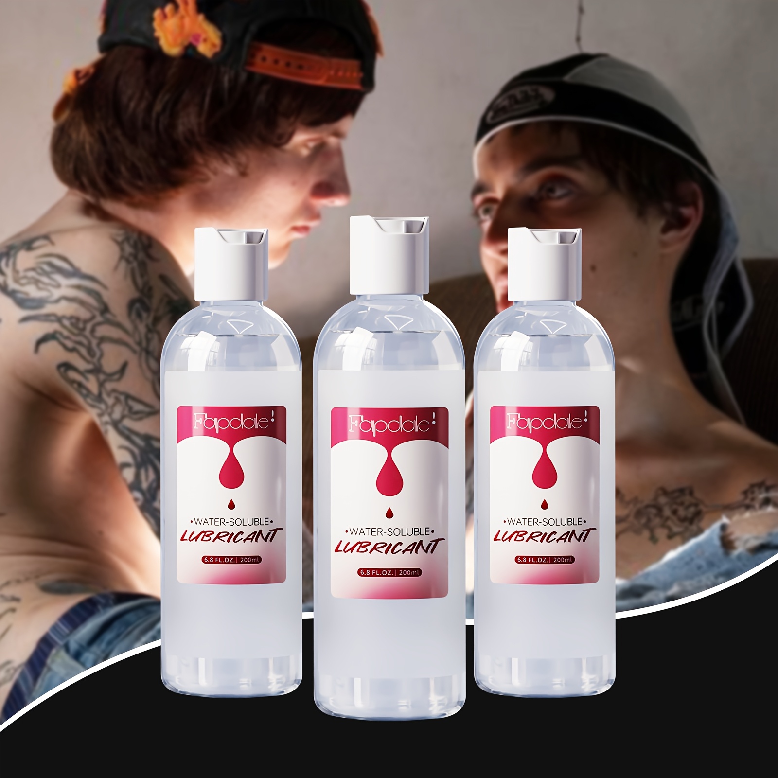 1-6 Bottles/2-20oz Water Based Lubricant Luxury Personal Gel Sex Lube Silky Smooth Long Lasting Natural Feel For Couples Men Women Gay For Intimate Moments Sex Love Toy Non-Staining Recipe Upgraded Portable Lubrication Gel 60ML/120ML/200ML - Image 2