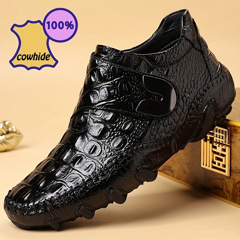 Top-grain 2025 Autumn/winter New Fashion Business Casual High-top Shoes, Featuring a Top-grain Upper and Slip-resistant, Wear-resistant Rubber Sole. The Buckle Design Allows for Easy On-and-off Wear, Suitable for Daily Casual Use, Business Banquets