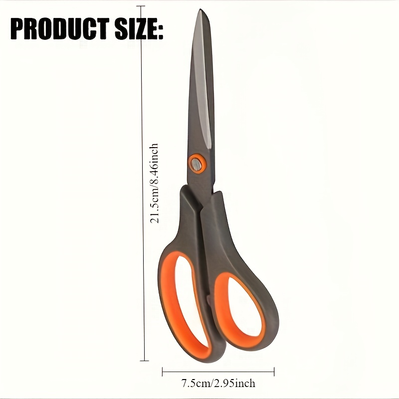 Scissors with a Soft Grip And Stainless Steel Blades - Ergonomic Design, Available in Various Colors, Suitable for, School, And Home Use - Durable Metal Construction for Cutting, School Supplies, Modern Scissors. - Image 7