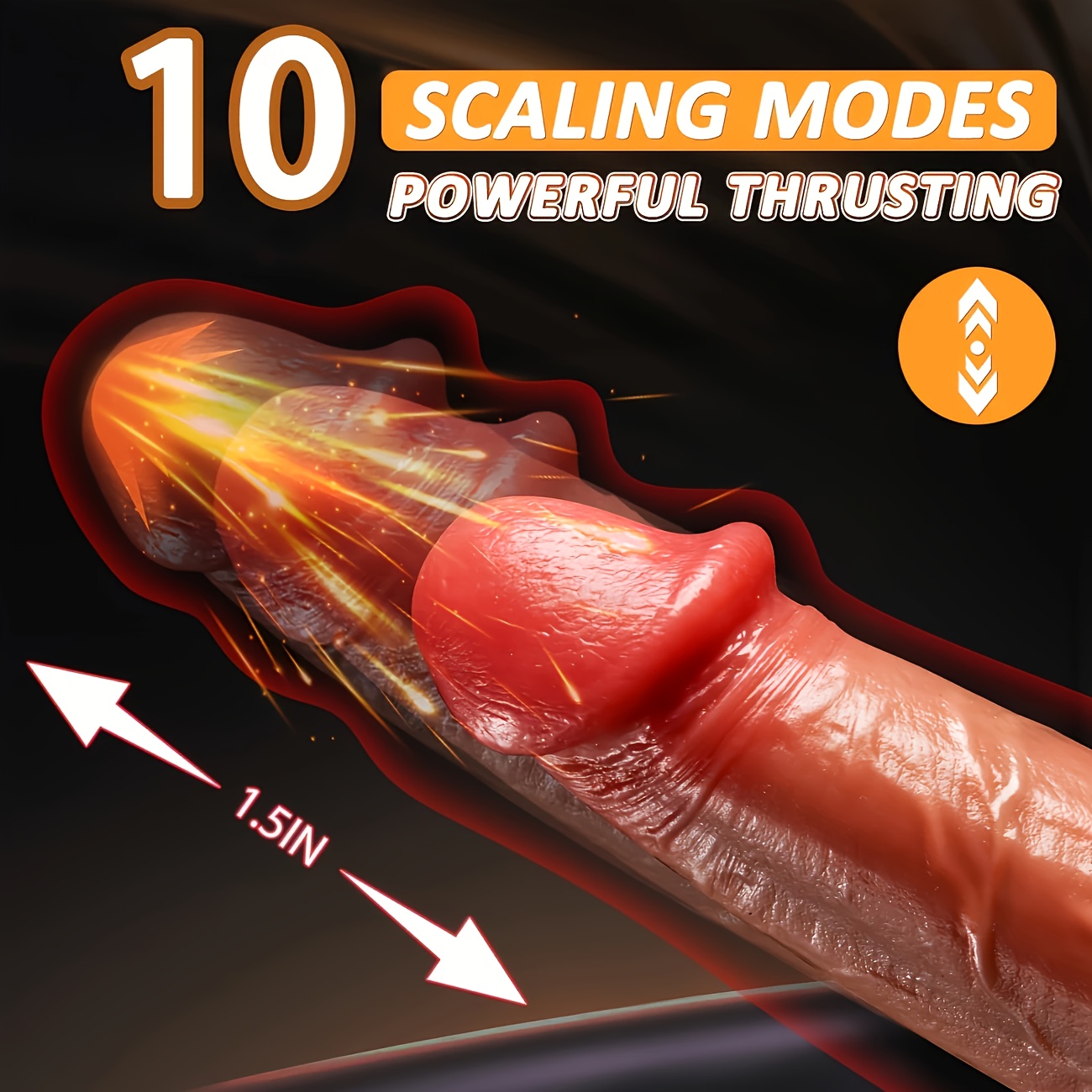 Thrust Dildo Vibrator Sex Toy, Real G-Spot Silicone Suction Cup Rotating Dildo…