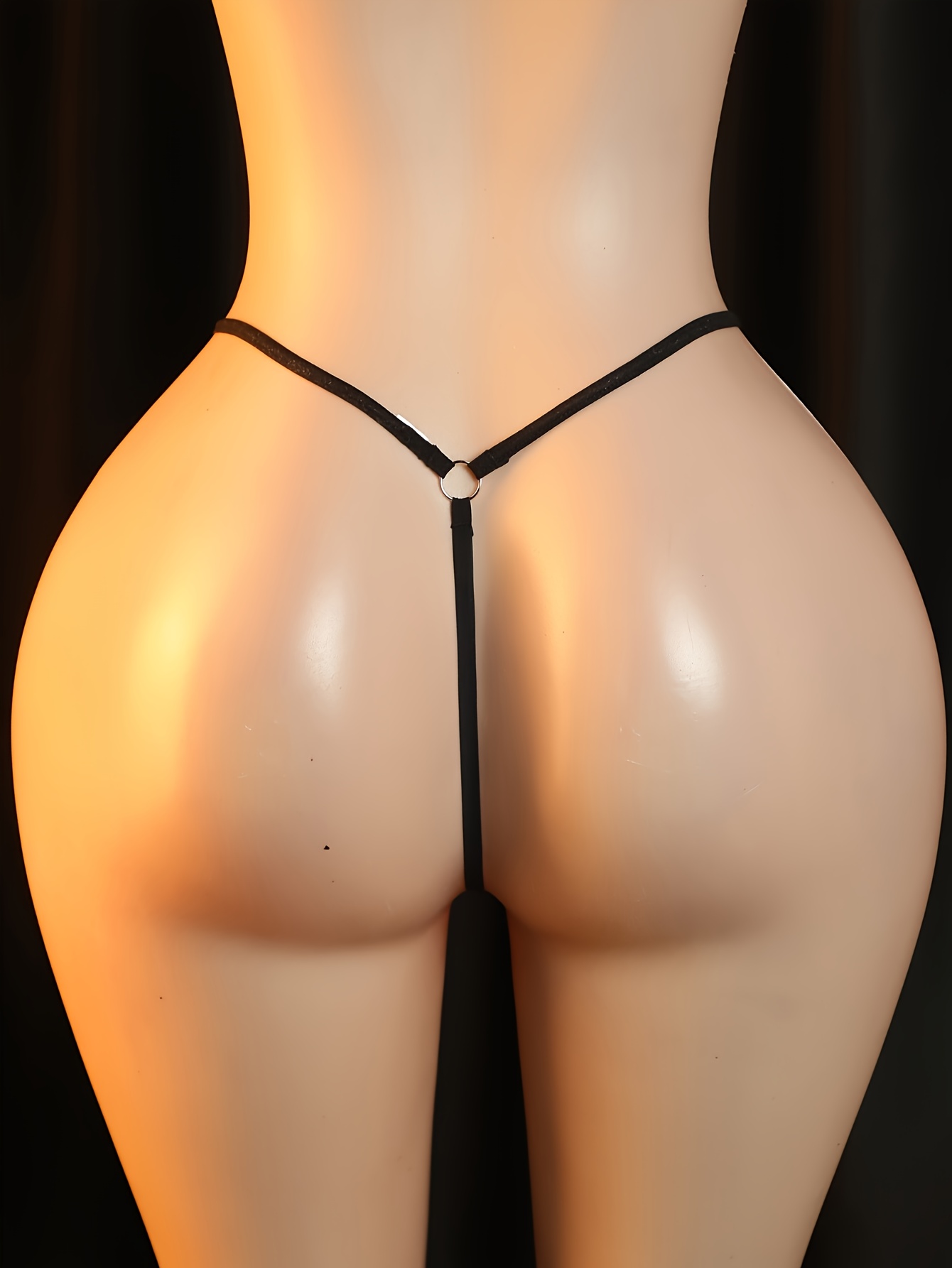 Women's Floral Pearl Low-Rise Thong Panties - High-Stretch Comfort Fit Triangle Underwear with Beaded Hem & Smooth Texture, Elegant Lingerie for Everyday Special Occasions (Hand Washable)