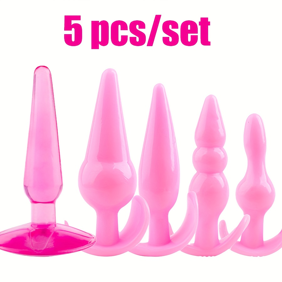 5pcs /7pcs /9pcs Anal Butt Plug Set Adult Sex Products G Spot Stimulator Realistic Dildo Penis for Women Stimulation G-Spot Female Male Sex Sexual Toys for Couple Bed Sex Game - Image 7