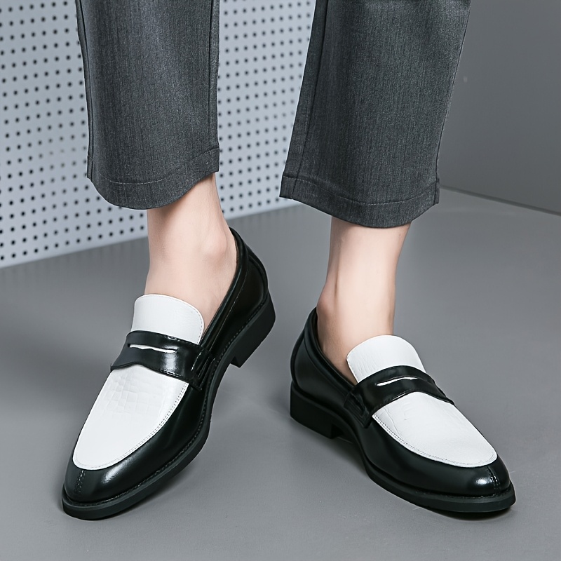 Men'S Large Size Slip-On Penny Loafers - Upper & Non-Slip Rubber Sole, Thick Cushioned Insole, Low-Top Round Toe Formal & Casual Shoes for Business, Office, Semi-Formal Events - All-Season Comfortable Dress Shoes for Men - Image 11