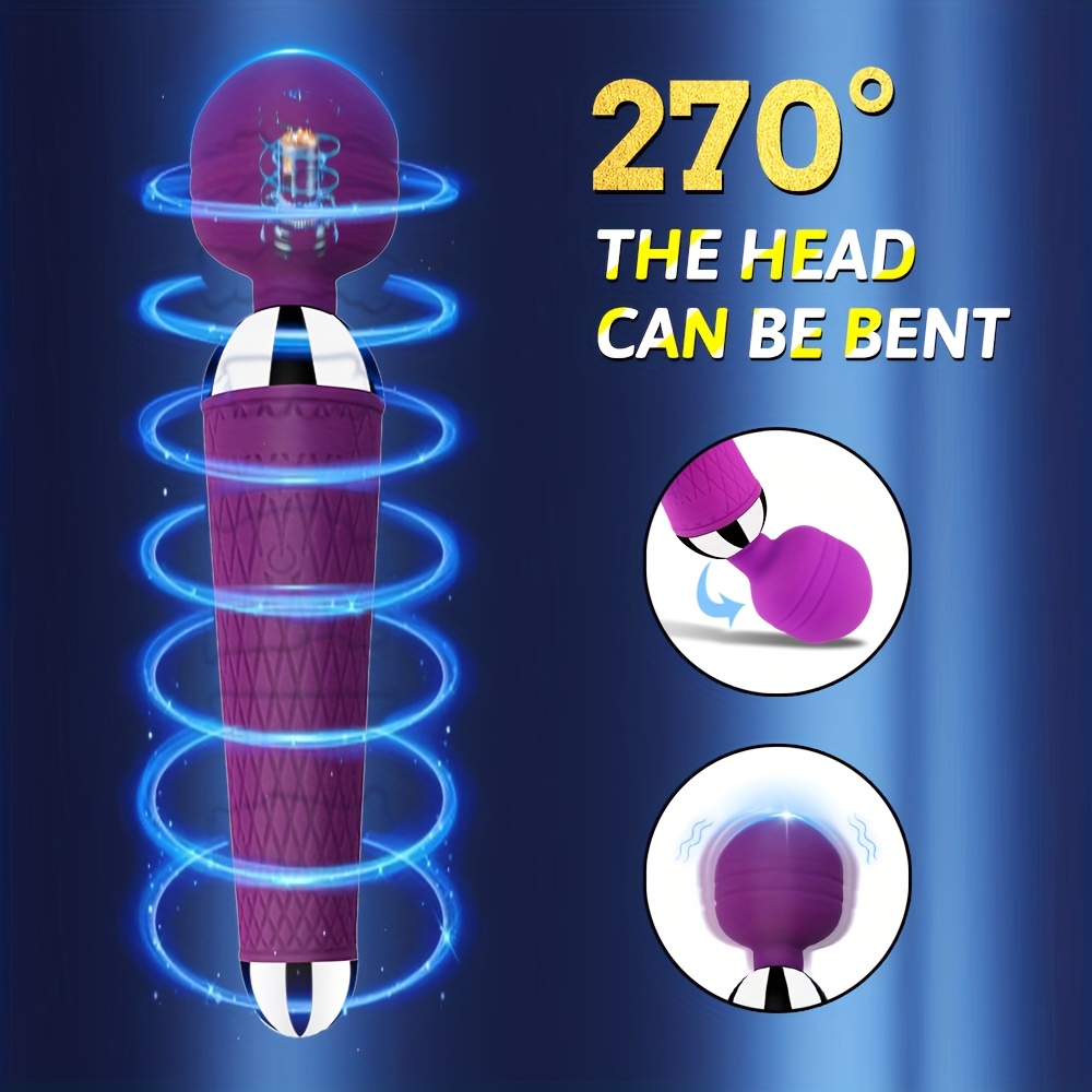 Vibrating Dildo Personal Massager Vibrator USB Rechargeable Vagina Clitoris Stimulator G-Spot Vibrator Adult Product Body Massage Sex Toy Suitable for Women Couples - Image 6