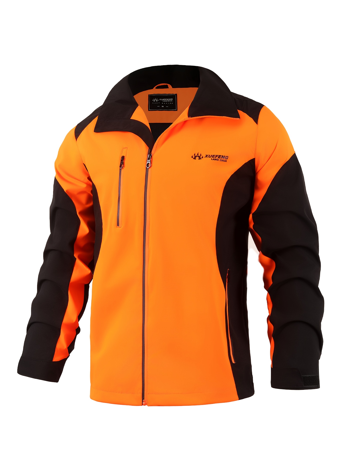 Spring/Autumn New Lightweight Jacket, Stand-up Collar with Color-block Design f…