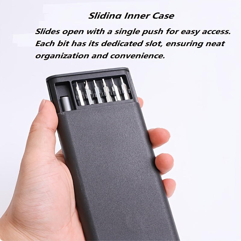 25pcs Precision Screwdriver Set, a Versatile Repair Tool Suitable for Disassembling Phones And Tablets, Made of Durable Plastic Material, No Charging Required - Features Various Screwdriver Heads, Screwdriver Set. - Image 7