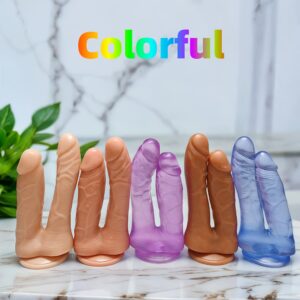 Dildo - A Soft Double Dildo, Adult Product, Female Sex Toy, Anal Plug Toy, Unisex, Fun Gift.